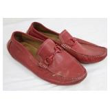 MIKEKONOS 9127201 Red Suede Loafers - ALDO Tan Leather Dress Shoes (Lot of 3)