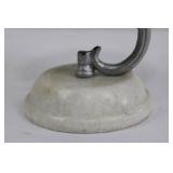 Vintage World Globe on Marble Base with Curved Metal Stand 7.5"L