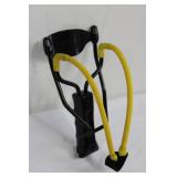 Marksman Slingshot with Powerline Bands - Yellow Latex Tubes, Black Frame
