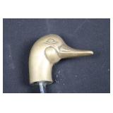 Brass Duck Head Lever Knob with Mounting Bracket - Vintage Hardware