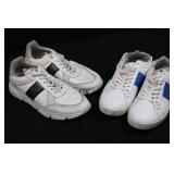 Aldo White Leather Sneakers (Lot of 2)