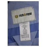 Rich & Royal Blue Double-Breasted Blazer - Size Large