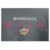 Minnesota Wild Logo Athletic Sweatshirt - Crewneck with Team Emblem Patch
