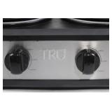 Rival MINI Dual Electric Cooker with Two Glass-Lidded Pots - 120V