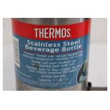 Thermos Stainless Steel Beverage Bottle - 1.1 Qt / 1 L Capacity
