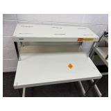 ROLLING STEEL CART WORKSTATION WITH 110V POWER