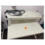 ROLLING STEEL CART WORKSTATION WITH 110V POWER