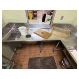 AUTOMATIC DISH WASHING STATION W/SINK AND DISPOSAL STILL IN USE