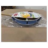 Good Cook 12" Ceramic Skillet (Blue/White)