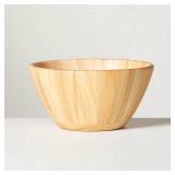 Hearth & Hand 191oz Wooden Bowl Natural