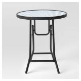 Room Essentials Glass Folding Side Table