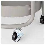 3 Tier Round Metal Utility Cart - Brightroom