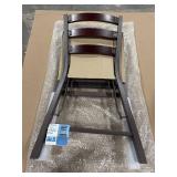 Peakform Wood Ladder Back Folding Chair Brown