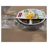 Good Cook 12" Ceramic Skillet (Blue/White)
