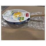 Good Cook 12" Ceramic Skillet (Blue/White)