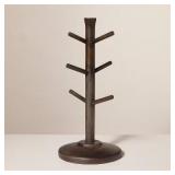 Hearth & Hand Wooden Mug Tree 6-Hook Stand