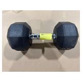 Hex Dumbbell 35lbs Black - All in Motion