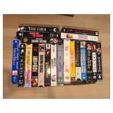 Various VCR tapes.