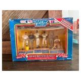 Kenner Starting Lineup 1990 Award Winners Limited Edition 6-figure set featuring MLB players including Barry Bonds and Rickey Henderson