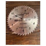 Craftsman Circular Saw Blade Wall Clock – Sears Roebuck Tool Shop Décor.