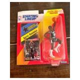 vintage 1990 Kenner Starting Lineup David Robinson San Antonio Spurs action figure with rookie card and poster.