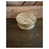 Vintage Mirrored Wind-Up Music Box w/ 24K Gold Sticker