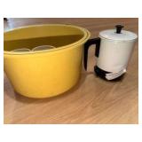 Yellow Tub, O’Mara’s Mugs & Enamel Coffee Pot