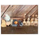 Various Cat Decor & Ornament.