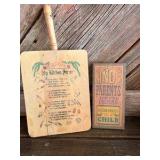 Country Kitchen Decor Lot – “My Kitchen Prayer” & “No Parents Admitted” Signs.