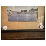 Framed Vintage Japanese Linen Print Landscape Artwork – 1948 Circa