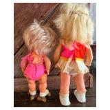1980s Mattel Baby Skates doll & 1960s Mattel Swingy doll