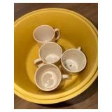 Yellow Tub, O’Mara’s Mugs & Enamel Coffee Pot