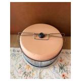 Retro Pink Aluminum Cake Keeper / Pie Carrier – Mid Century Kitchenware