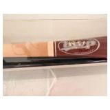Baseball Bat  signed by Justin Morneau - 2006 AL MVP title and stats