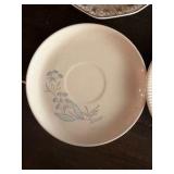 Assorted Decorative Plates & Metal Basket Lot