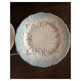 Assorted Decorative Plates & Metal Basket Lot