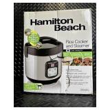 Hamilton Beach Rice Cooker & Steamer - Open Box, 8-Cup Capacity, Model 37510
