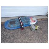 Knee Board and 2 Snorkeling Masks