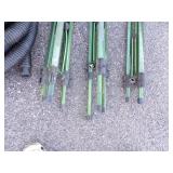 3 sprinklers and drain hose