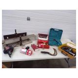 Tools Propane Torch, Drill, Saw, Mite Saw, Car booster