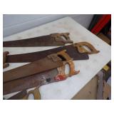 Lot of Vintage Hand Saws