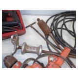 Heavy Duty Extension Cord, Large Drill, Auto Body Tools, Grill, Saw with case