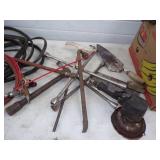 Jumper Cables, Auto Body Tools, Sanders, Air Paint Gun and more
