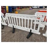 ULINE - Crowd Control Barrier - 79 x 40", White X 4 PIECES