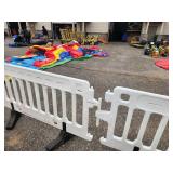 ULINE - Crowd Control Barrier - 79 x 40", White X 4 PIECES