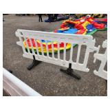 ULINE - Crowd Control Barrier - 79 x 40", White X 4 PIECES