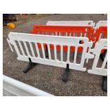 ULINE - Crowd Control Barrier - 79 x 40", White X 4 PIECES