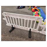 ULINE - Crowd Control Barrier - 79 x 40", White X 4 PIECES