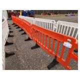 ULINE - Crowd Control Barrier - 79 x 40", Orange X 4 PIECES