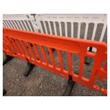 ULINE - Crowd Control Barrier - 79 x 40", Orange X 4 PIECES